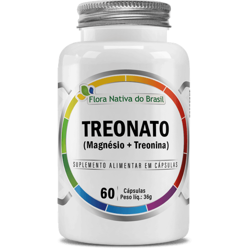 Magnésio Treonato 60 Cápsulas Flora Nativa Do Brasil