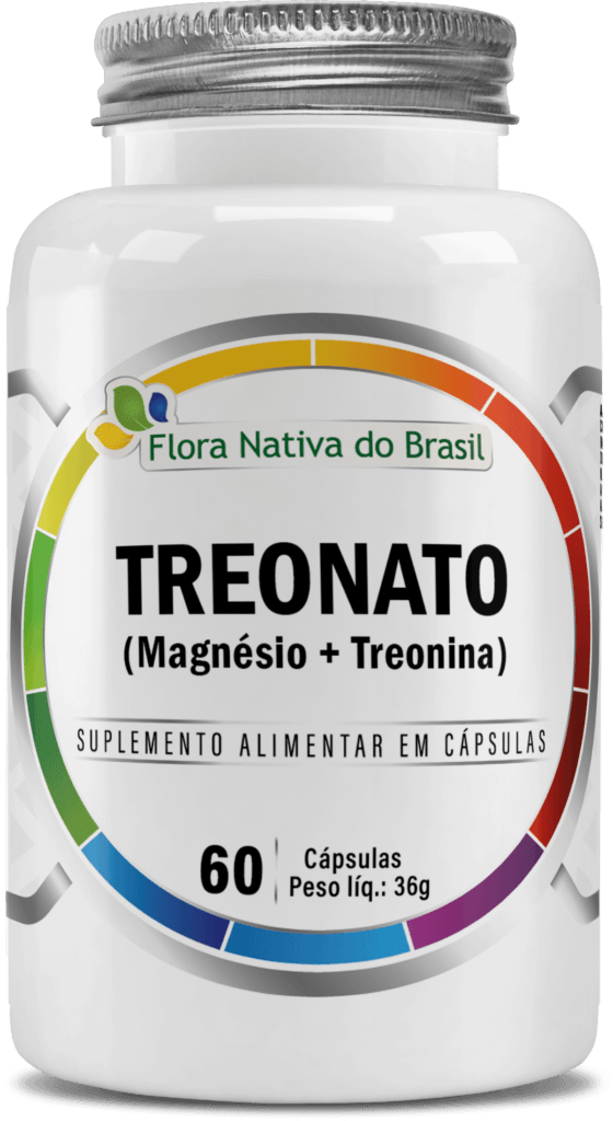 Magnésio Treonato 60 Cápsulas Flora Nativa Do Brasil