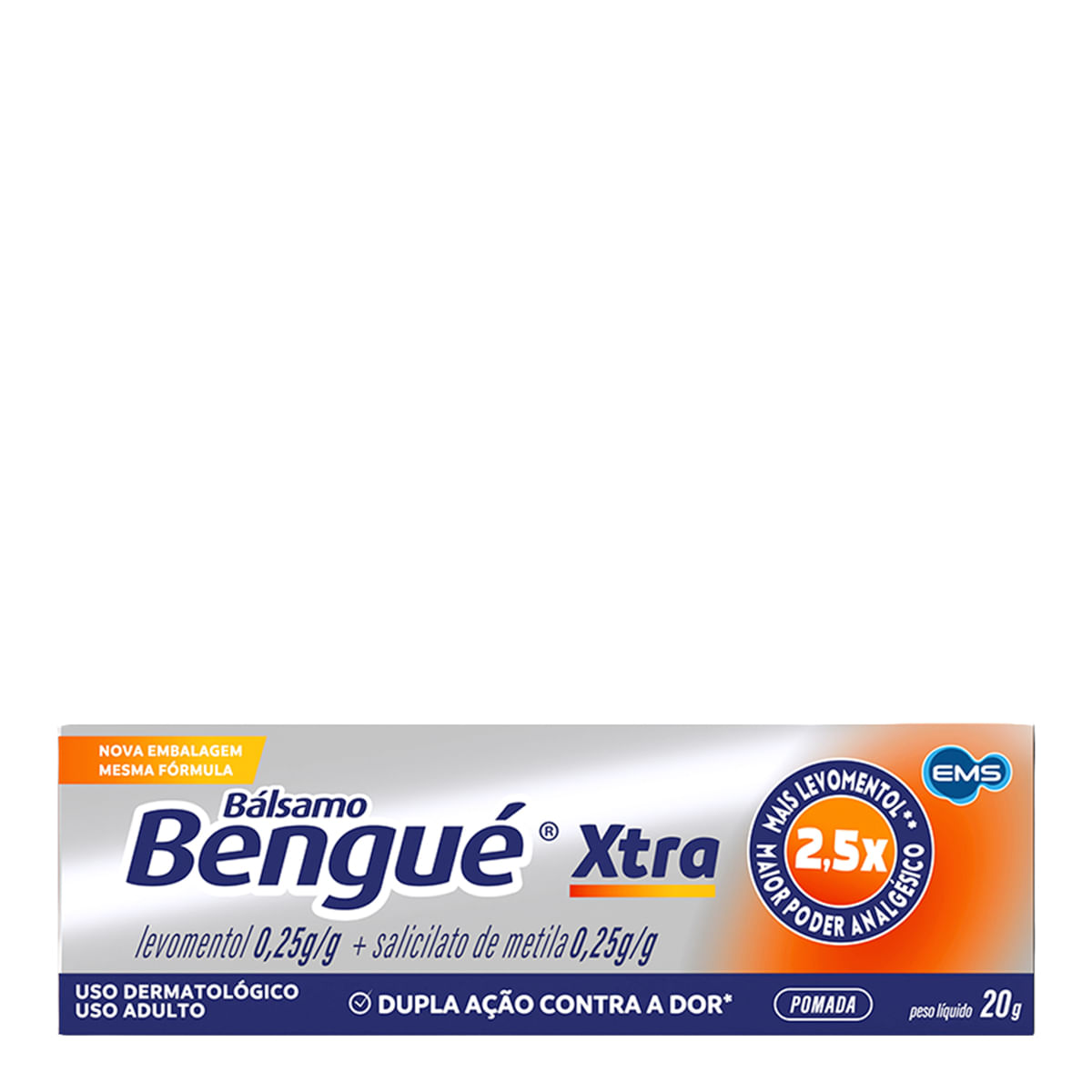 Analgésico e Anti-inflamatório Bálsamo Bengué Xtra 20g Pomada
