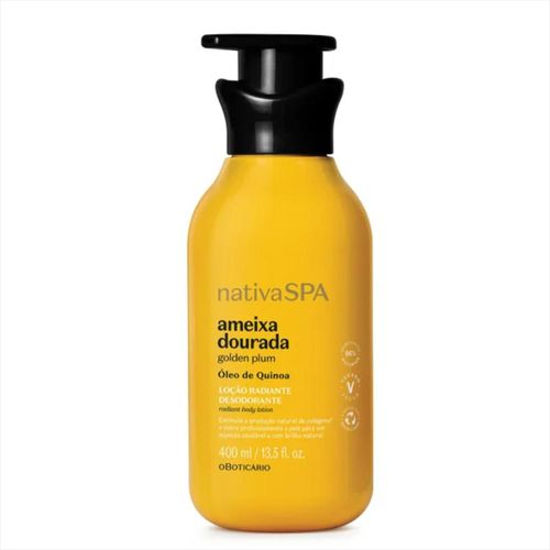 52004 O Boticário Nativa Spa Loção Hidr. Ameixa Dourada 400ml