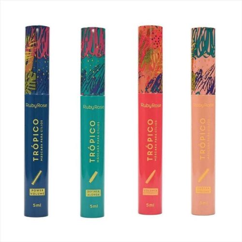 Ruby Rose Trópico Máscara de Cílios 4mls curva e volume hb503