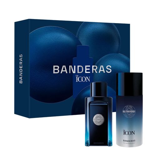 Kit Banderas The Icon Masculino - EDT 100ml - Deo 150ml NULO