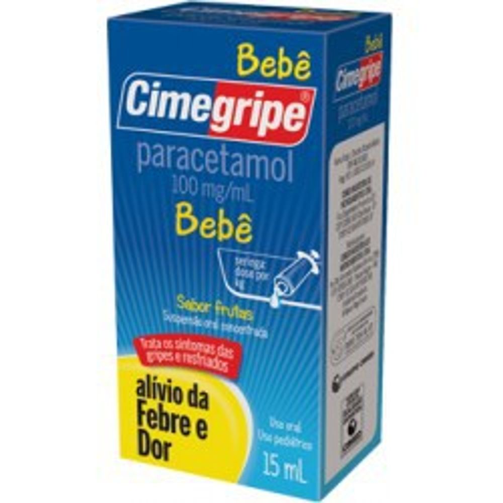 Cimegripe Gotas Bebê 100mg/ml Cimed 15ml - Drogaria Sao Paulo
