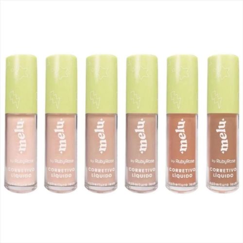 Ruby Rose Melu RR8104 Corretivo Líquido 5ml chocolate 5 Ruby Rose Melu RR8104 Corretivo Líquido 5ml chocolate 5