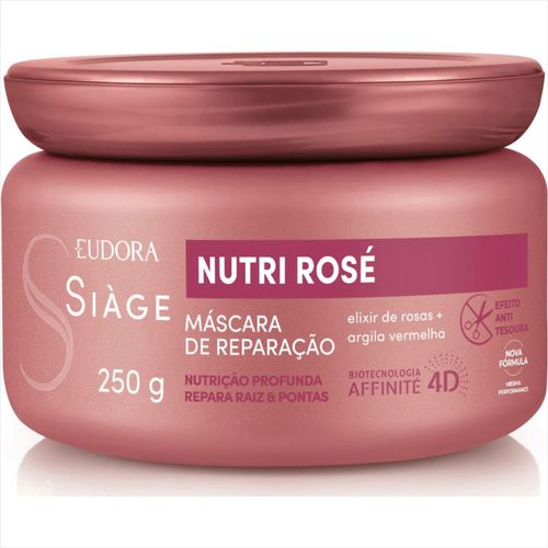 Eudora Siage Nutri Rosé Máscara 250g Eudora Siage Nutri Rosé Máscara 250g
