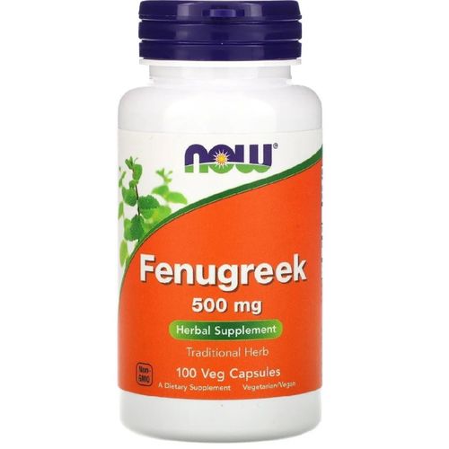 FENUGREEK FENO GREGO 500 mg 100 CAPS. NOW FOODS