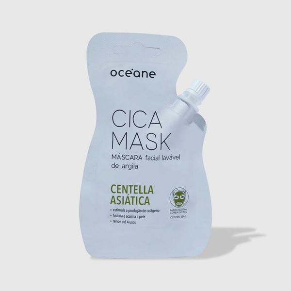 Máscara Facial de Argila com Centella Asiática - Cica Mask 35ml Não