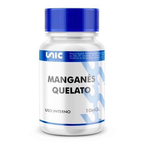 Manganês Quelato 10mg 30 caps Manganês Quelato 10mg 30 caps