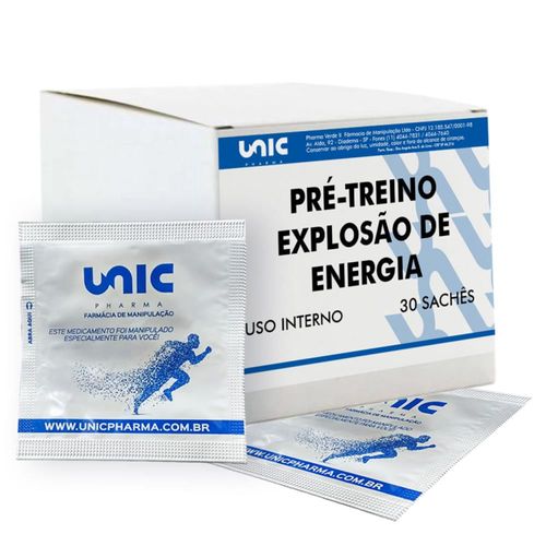 Pré Treino Explosão De Energia - 30 Envelopes Pré Treino Explosão De Energia - 30 Envelopes