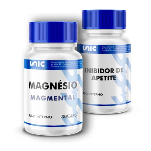 Kit MagMental 30 caps mais Inibidor de Apetite 60 Cáps Kit MagMental 30 caps mais Inibidor de Apetite 60 Cáps