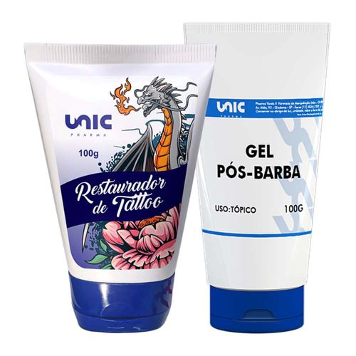 Creme Restaurador de Tatuagem + Gel Pos barba