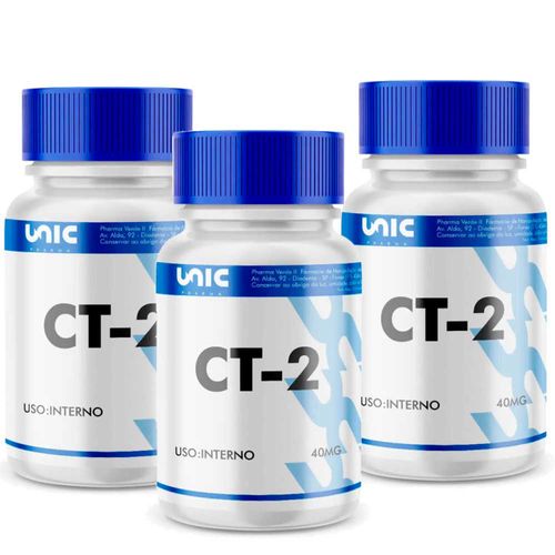 Kit 3 Frascos Ct-2 Colágeno Tipo Ii 40Mg - 30 Cápsulas (Cada) 30 Cápsulas