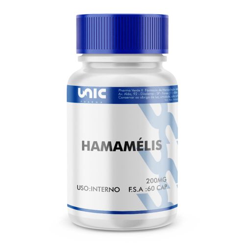 Hamamélis 200Mg - 60 Cápsulas