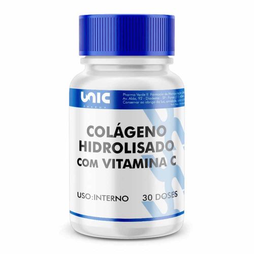 Colágeno Hidrolisado 500mg com Vitamina C 300mg – 30 Doses Colágeno Hidrolisado 500mg com Vitamina C 300mg – 30 Doses