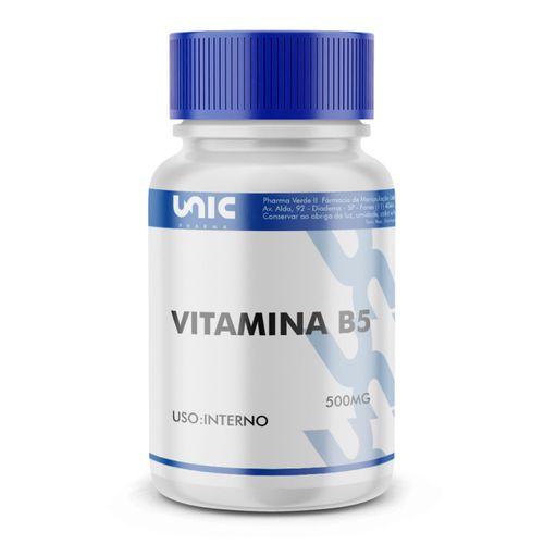Vitamina B5 (Ácido Pantotênico) 500mg 60 Doses