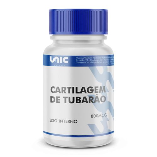 Cartilagem de tubarão 800mg 30 doses