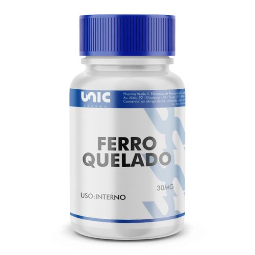 Ferro Quelado 30Mg - 90 Cápsulas 90 Cápsulas
