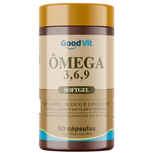 Ômega 3,6,9 Softgel C/60 Cápsulas - Good Vit Ômega 3,6,9 Softgel C/60 Cápsulas - Good Vit