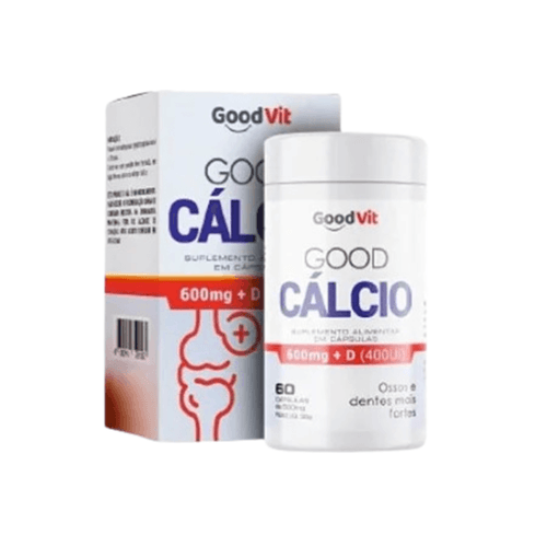 Good Cálcio 600mg + D 400UI C/60 Cápsulas Good Cálcio 600mg + D 400UI C/60 Cápsulas
