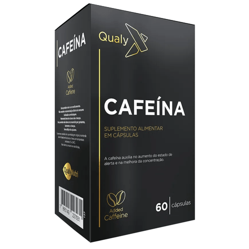 Cafeína Qualy X C/60 Cápsulas - QualyNutri Cafeína Qualy X C/60 Cápsulas - QualyNutri