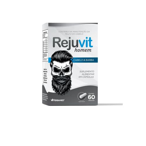 Rejuvit Homem Cabelo & Barba C/60 Cápsulas Rejuvit Homem Cabelo & Barba C/60 Cápsulas