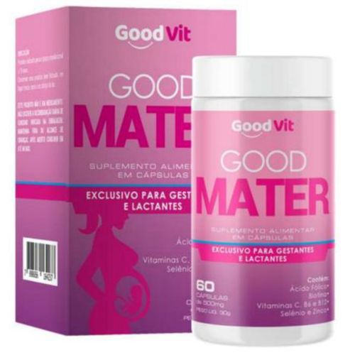 Good Mater 500mg 60 Cápsulas Good Vit Good Mater 500mg 60 Cápsulas Good Vit