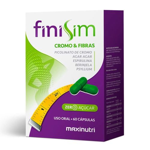 Finisim Cromo & Fibras C/60 Cápsulas - Maxinutri
