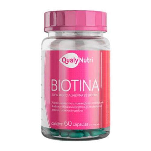 Biotina 60 Cápsulas Qualy Nutri