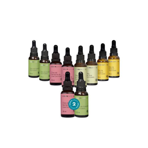 Kit Linha Oil Ozonizado - 30mL - Pague 8 Leve 10