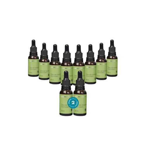 Kit Óleo de Abacate Ozonizado - 30mL - Pague 8 Leve 10
