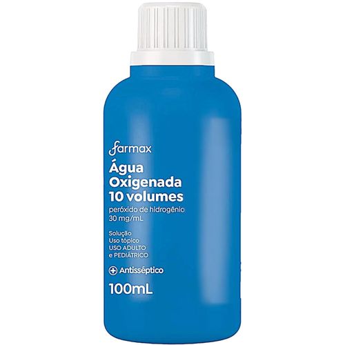 Água Oxigenada 10 volumes Farmax - 100 ml