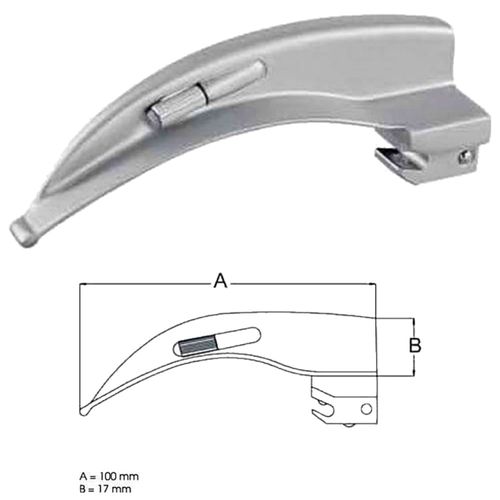 Lâmina Laringoscópio MD Macintosh Curva Nº 2 - unidade