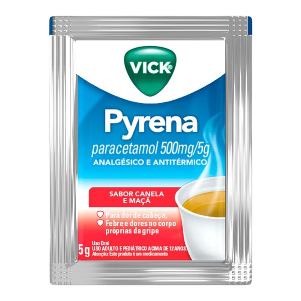 Analgésico e Antitérmico Vick Pyrena 500mg/5g 5g Maçã e Canela