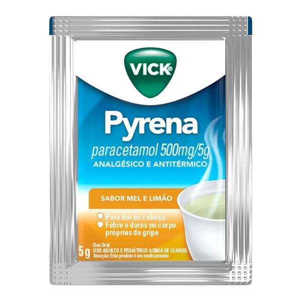 Analgésico Vick Pyrena Mel e Limão 500mg 5g