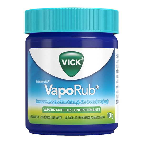 Descongestionante Vick VapoRub 100g Pomada
