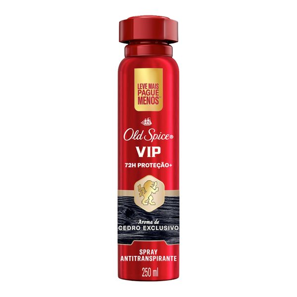 Desodorante Antitranspirante Old Spice Vip 250ml Aerossol
