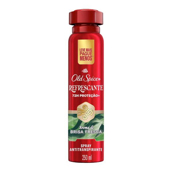 Desodorante Antitranspirante Old Spice Refrescante 250ml Aerossol
