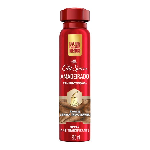 Desodorante Antitranspirante Old Spice Amadeirado 250ml Aerossol