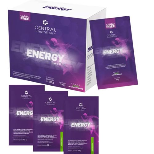 Energy® Atp Suplemento Em Sachê 10g Sabor Limão - 33 Saches Limão