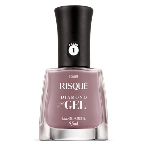 Esmalte Risque Diamond Gel Lavanda Francesa