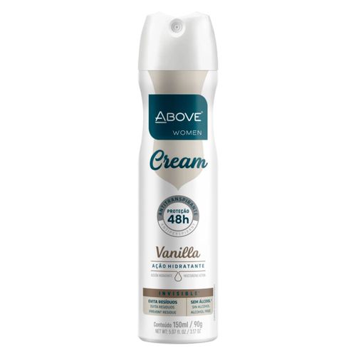 Desodorante Above Aerosol 150ml Cream Vanilla Desodorante Above Aerosol 150ml Cream Vanilla