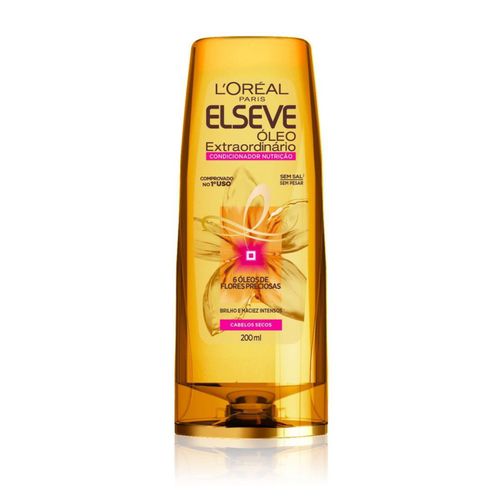 Condicionador Elseve Óleo Extraordinário Nutrição 200ml