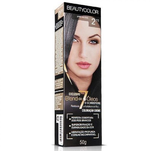 Coloração Beautycolor 2.11 Preto Azulado Coloração Beautycolor 2.11 Preto Azulado