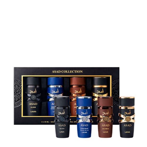 Kit Lattafa Asad Collection Masculino - Eau de Parfum 4x25ml Kit Kit Lattafa Asad Collection Masculino - Eau de Parfum 4x25ml Kit