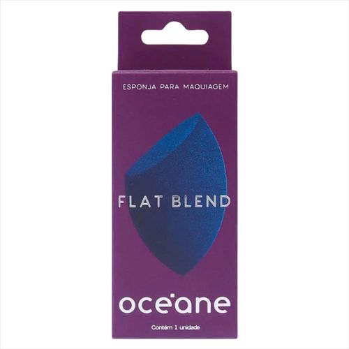 Oceane Flat Blend Esponja Maquiagem Azul Oceane Flat Blend Esponja Maquiagem Azul