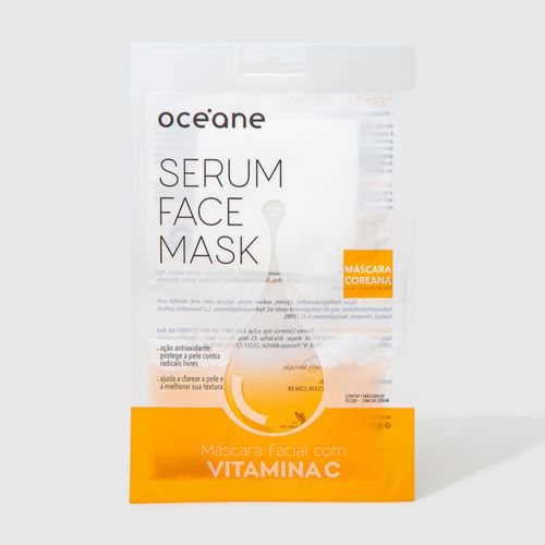 Máscara Facial com Vitamina C - Serum Face Mask 20ml Não