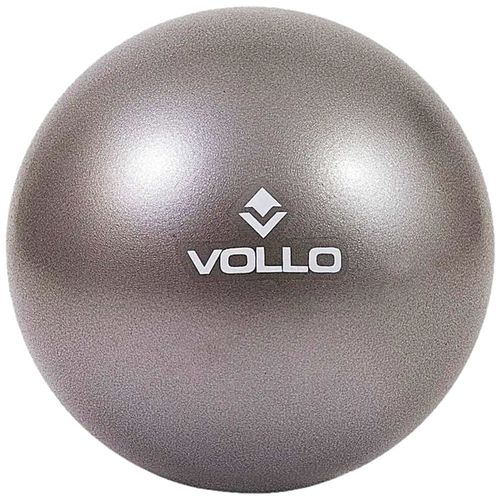 Mini Bola Overball para Pilates e Yoga Vollo 25cm Cinza Mini Bola Overball para Pilates e Yoga Vollo 25cm Cinza