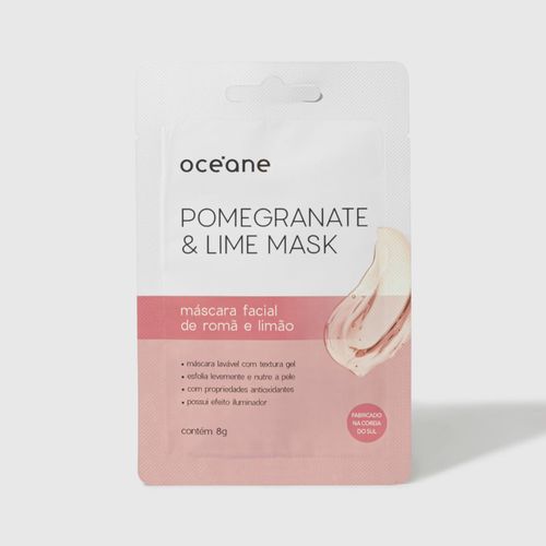Máscara Facial de Romã e Limão - Pomegranate And Lime Mask 8g Não