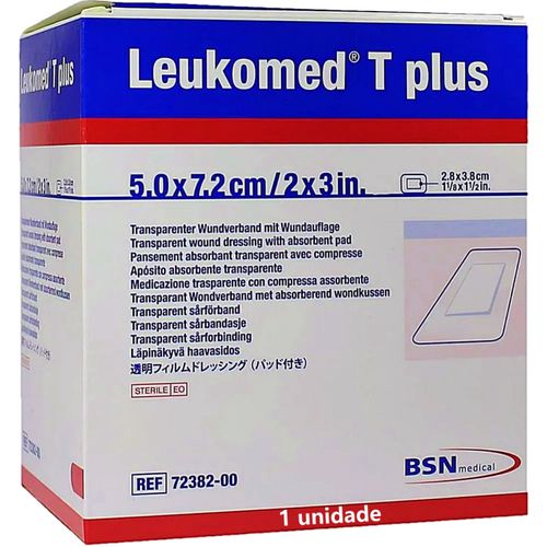 Curativo Filme Transparente Leukomed TPlus 5x7.2cm - unidade Curativo Filme Transparente Leukomed TPlus 5x7.2cm - unidade