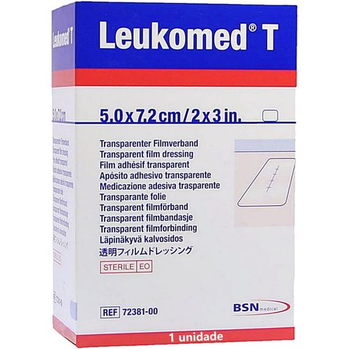 Curativo Filme Transparente Leukomed T 5x7.2cm - unidade